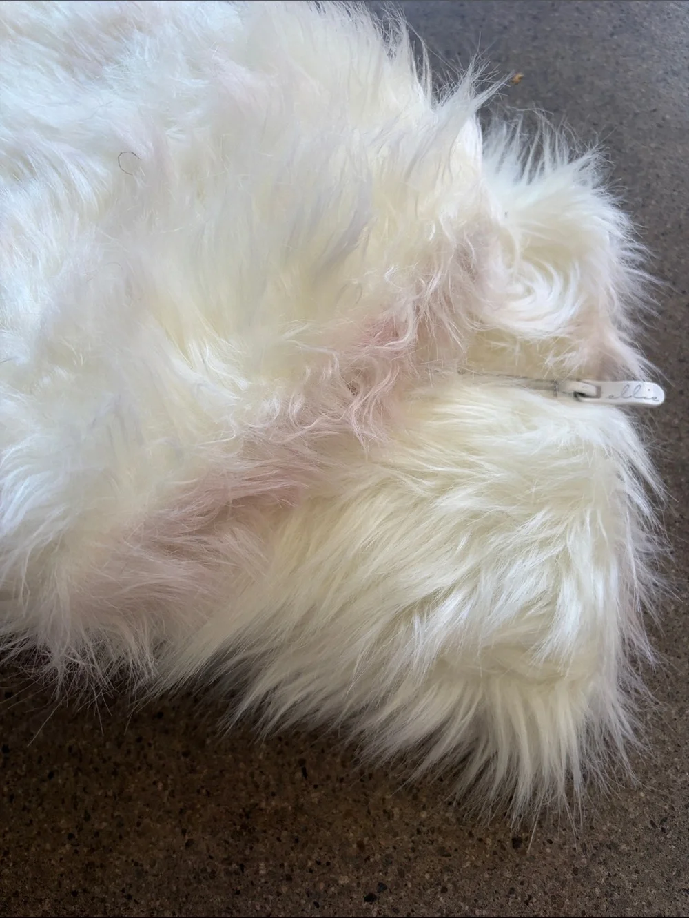 White furry Platform Boots